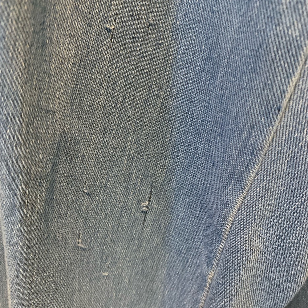 Land’s End comfort denim pants for women. Size 1X, pre-owned. Elastic waist - Picture 11 of 12